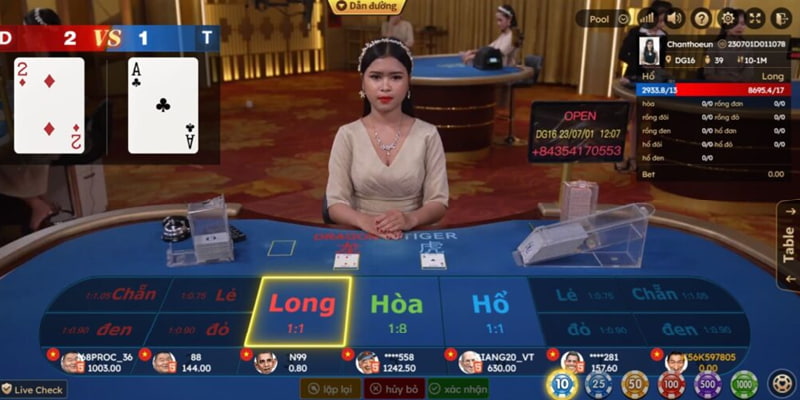 Trải nghiệm Rồng Hổ thú vị tại Ku Casino